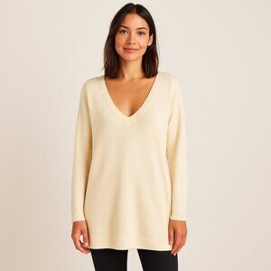 Anthropologie Saturday Sunday Cozy V-Neck Sweater - Size Medium